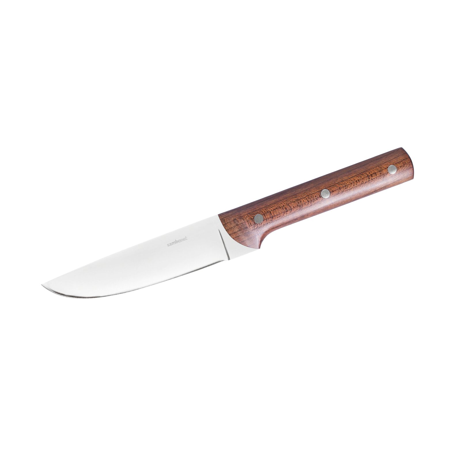 Sambonet ~ Steak Knives ~ Porterhouse ~ Set 2 Porterhouse Non-Serrated s/s  Wood, Price $145.00 in Huntsville, AL from Lawren*s