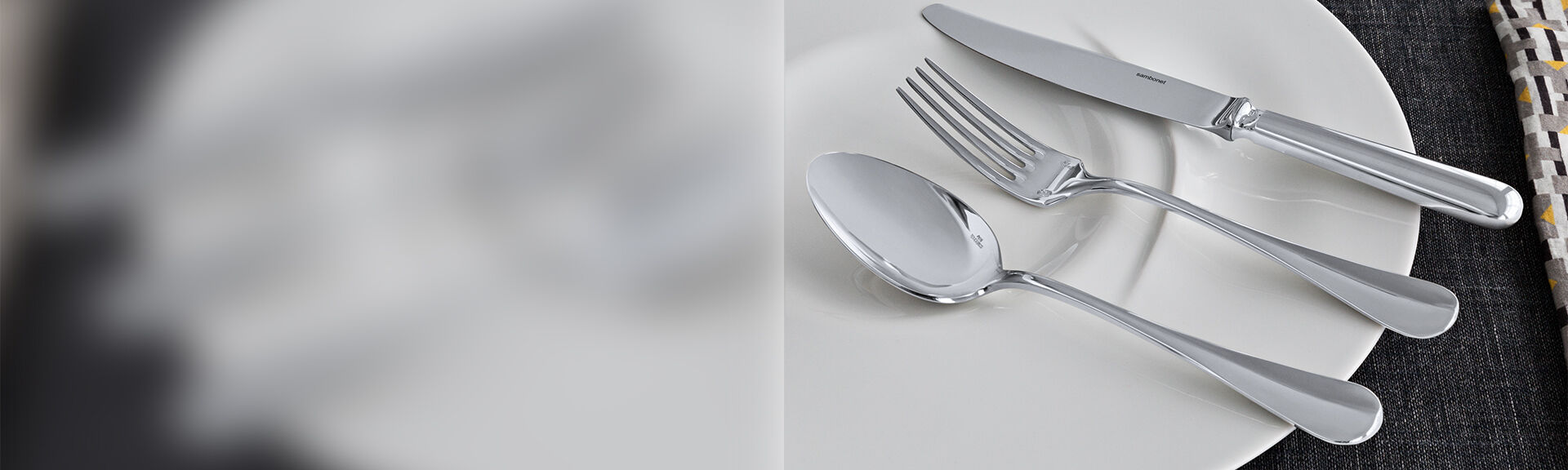 Silver plated flatware